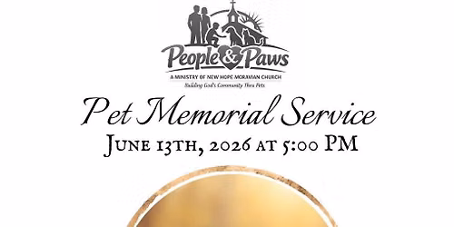 Pet Memorial Service