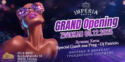 IMPERIA NIGHT, opening in Zwickau