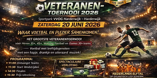 De BADZAAK Veteranentoernooi VVOG 2026