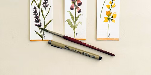 Watercolor Botanical Bookmarks