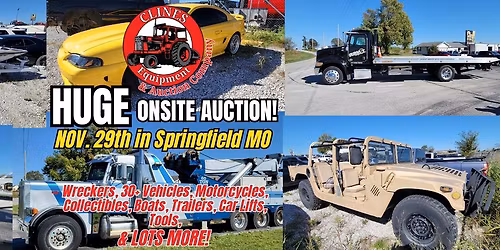 Huge Onsite Auction!