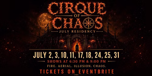 Cirq of Chaos \u2014 Fort Lauderdale's Rock Cirque Dinner Show