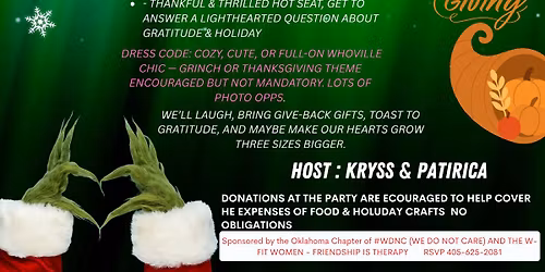 Grinchmas Meets Friendsgiving Women's Connection Event