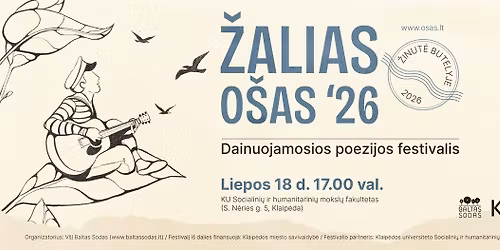 \u017dALIAS O\u0160AS '26 | \u017dINUT\u0116 BUTELYJE