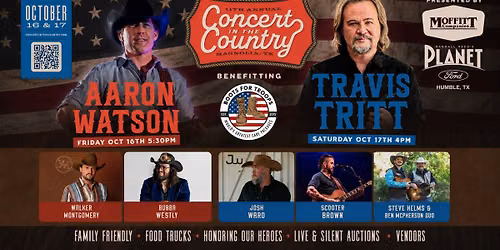 Aaron Watson @ Boots For Troops Concert in the Country