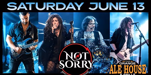 Not Sorry Live at Orange Ale House!