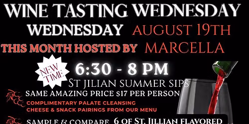 Wine Tasting Event - St. Jillian Summer Sips 