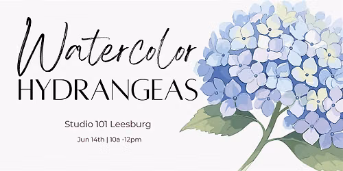 Watercolor Hydrangeas
