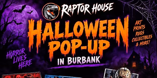 RAPTOR HOUSE POP UP \ud83d\udc7b\ud83c\udf83