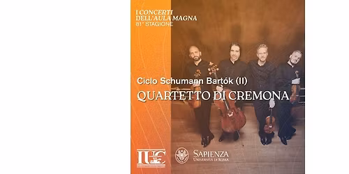 QUARTETTO DI CREMONA: Ciclo Schumann Bart\u00f3k (II)
