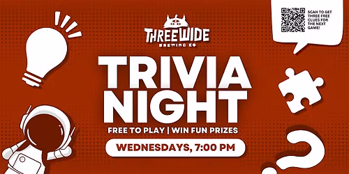 Fort Worth Trivia Night | Three Wide Brewing