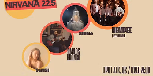 Hempee, Carlos Bronco, Sirna & Senni Lyytinen \/ Nirvana, Fuusio Turku