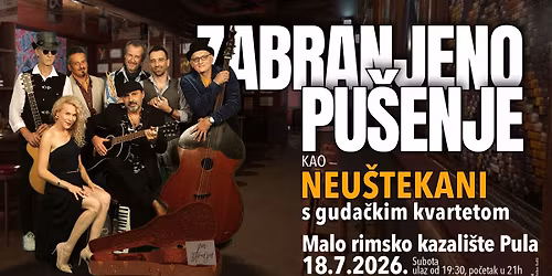 Zabranjeno pu\u0161enje kao #NEU\u0160TEKANI @ Malo rimsko kazali\u0161te Pula