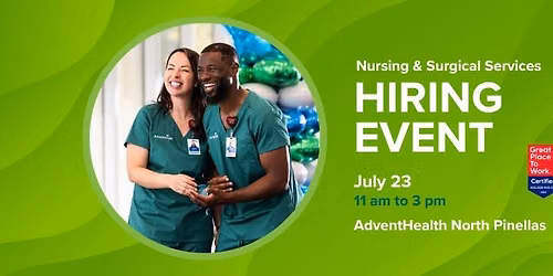 Nursing and Surgical Services Hiring Event