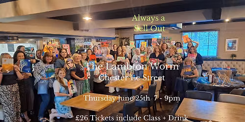 Paint Sip The Lambton Worm Chester Le Street