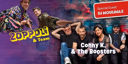 ZOPPOLI + CONNY K. & THE BOOSTERS - SuperFUNK & DISCOzonk - Double feature