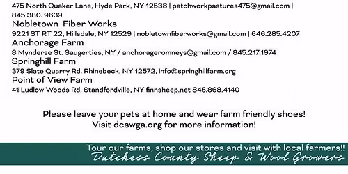 Dutchess County Wool Growers Spring Farm Tour-Clover Brooke Farm