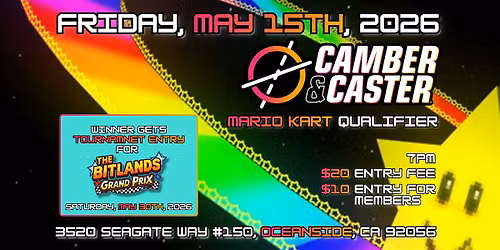 Mario Kart Tournament @ Camber & Caster