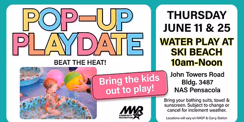 Splash Pad Pop-Up Playdates - June 11