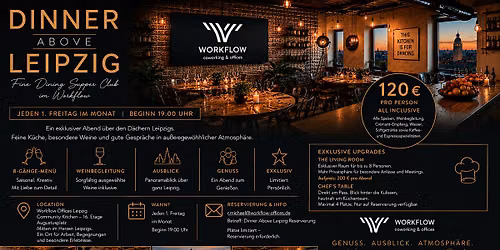 Fine Dining Supper Club im Workflow