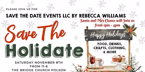 3rd Annual Save The Holidate Bazaar