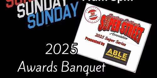 2025 Season SoCal SST Banquet