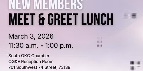 New Members Meet & Greet Lunch
