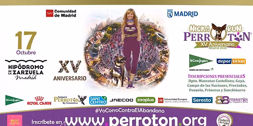 XV Aniversario Perrot\u00f3n Madrid 2026 Nicka Run la Carrera - 17 Octubre 2026