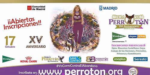 XV Aniversario Perrot\u00f3n Madrid 2026 Nicka Run la Carrera - 17 Octubre 2026