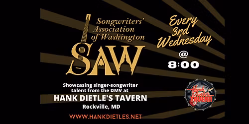 Songwriters Association of Washington (SAW) Showcase @Hank Dietle's Tavern