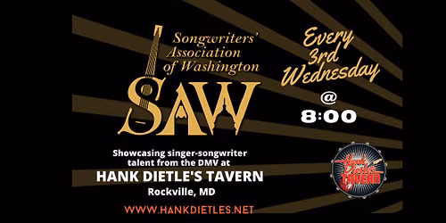 Songwriters Association of Washington (SAW) Showcase @Hank Dietle's Tavern