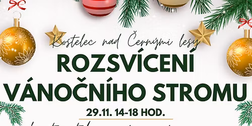 Rozsv\u00edcen\u00ed v\u00e1no\u010dn\u00edho stromu a adventn\u00ed trh