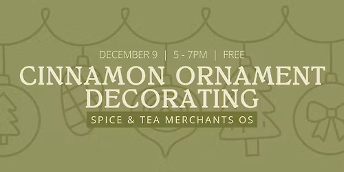 Cinnamon Ornament Decorating