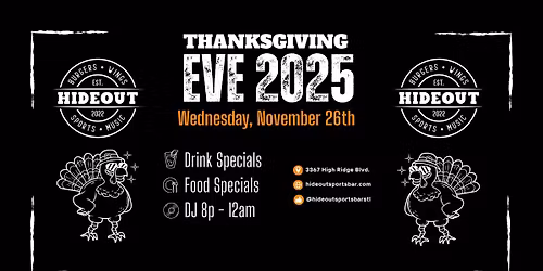 Thanksgiving Eve Bash \ud83e\udd83 