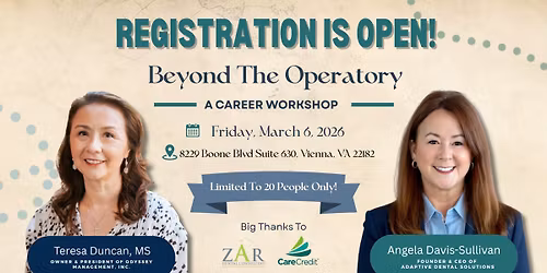 Beyond The Operatory: A Career Workshop