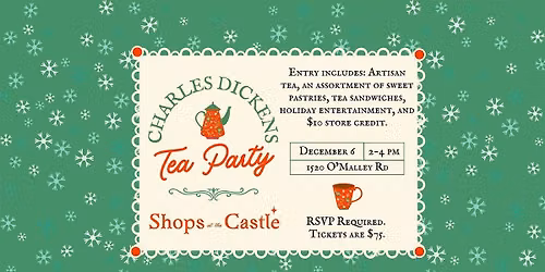 Charles Dickens Holiday Tea Party at the Shops at the Castle