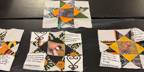 Bird-Themed Ohio Star Quilt Blocks with Artist Shonna McDaniels