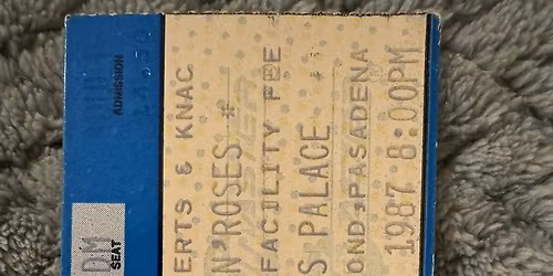 Guns N' Roses Pasadena Tickets