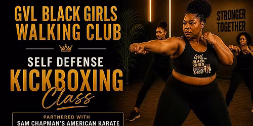 Self Defense Kickboxing Experience | GVL Black Girls Walking Club