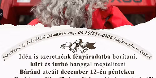 II.B\u00e1r\u00e1ndi f\u00e8nyf\u00fcz\u00e8res traktoros felvonul\u00e1s