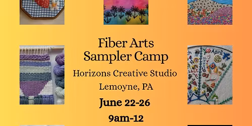 Fiber Arts Sampler Camp morning session