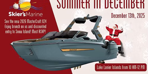 Summer in December at Lake Lanier Islands