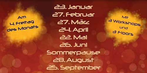 Fiesta Bachata - 3 Workshops und 3 Floors
