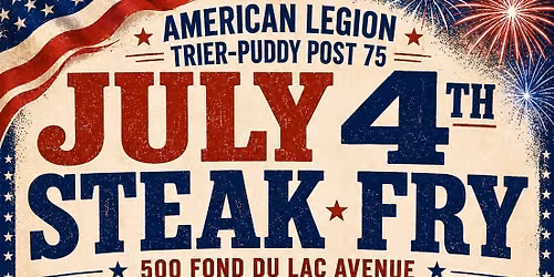 July 4th 250th Celebration with Two Beer Charlie and The Slammers. Steak Fry party