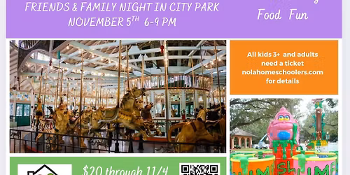 Homeschool Friends & Family Night 