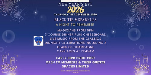 Black Tie & Sparkles - NYE 