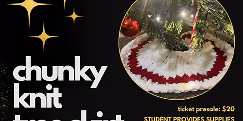 Chunky Knit Tree Skirt