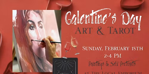 Galentine's Day Art & Tarot Party \ud83c\udfa8\ud83c\udccf\u2764\ufe0f\u2728\ufe0f