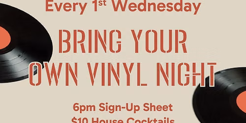 Bring Your Own Vinyl Night @ Bobby's Eastside