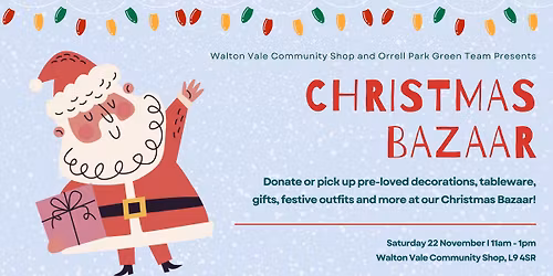Christmas Bazaar with Orrell Park Green Team